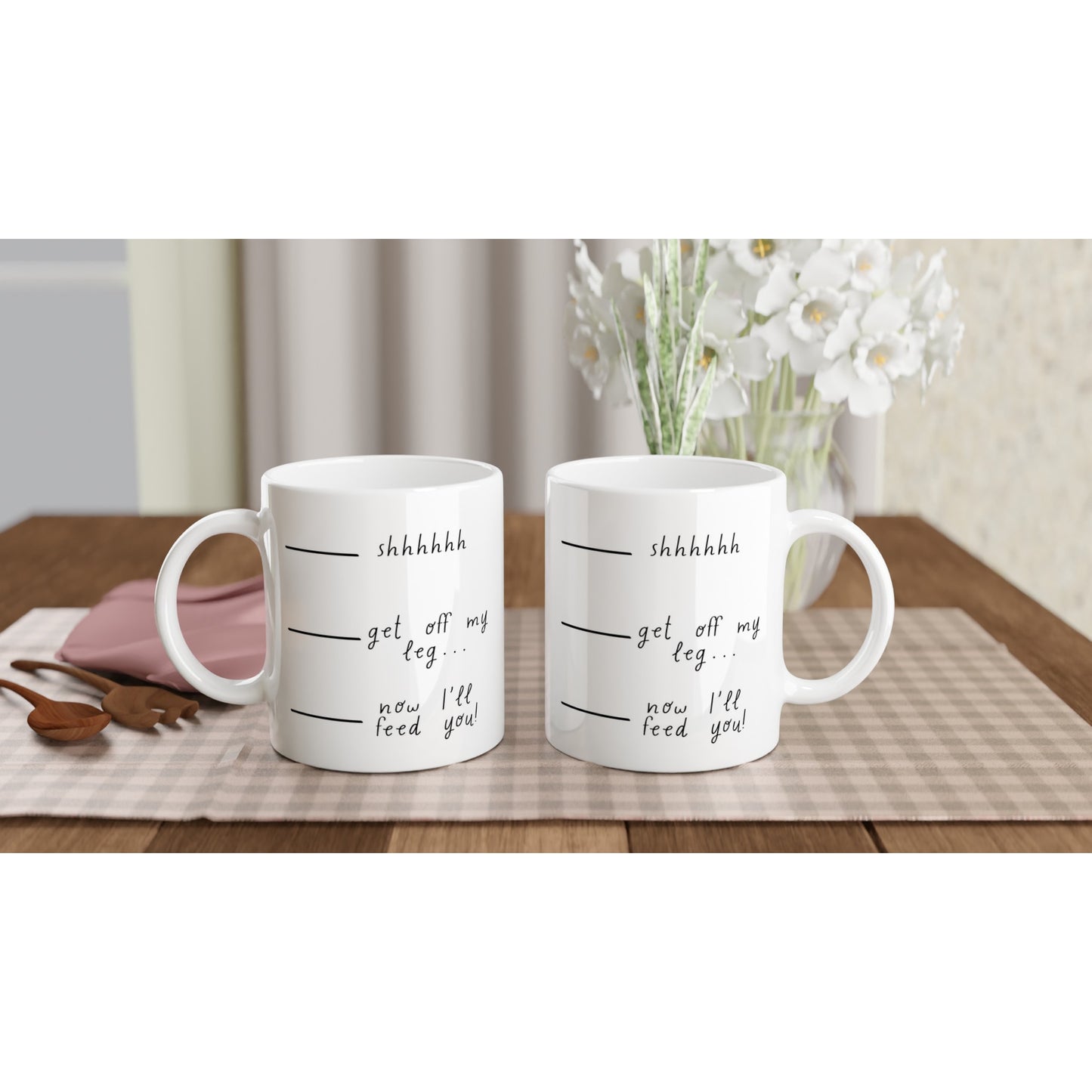 Coffee Levels Cat Mug