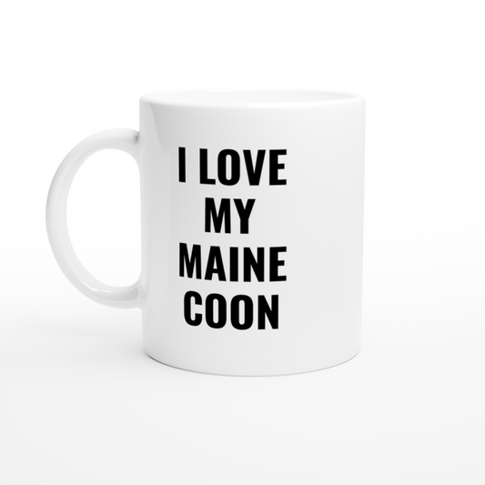 I Love My Maine Coon Mug