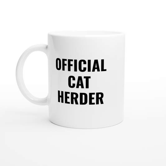 Official Cat Herder Cat Mug