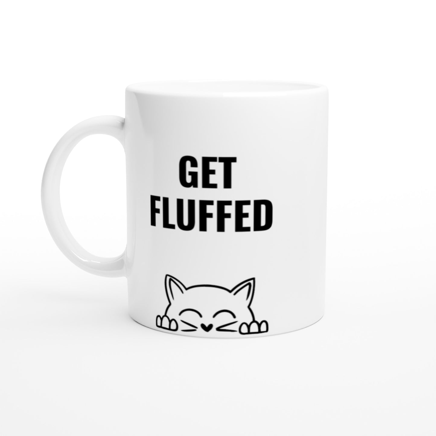 Get Fluffed Cat Mug