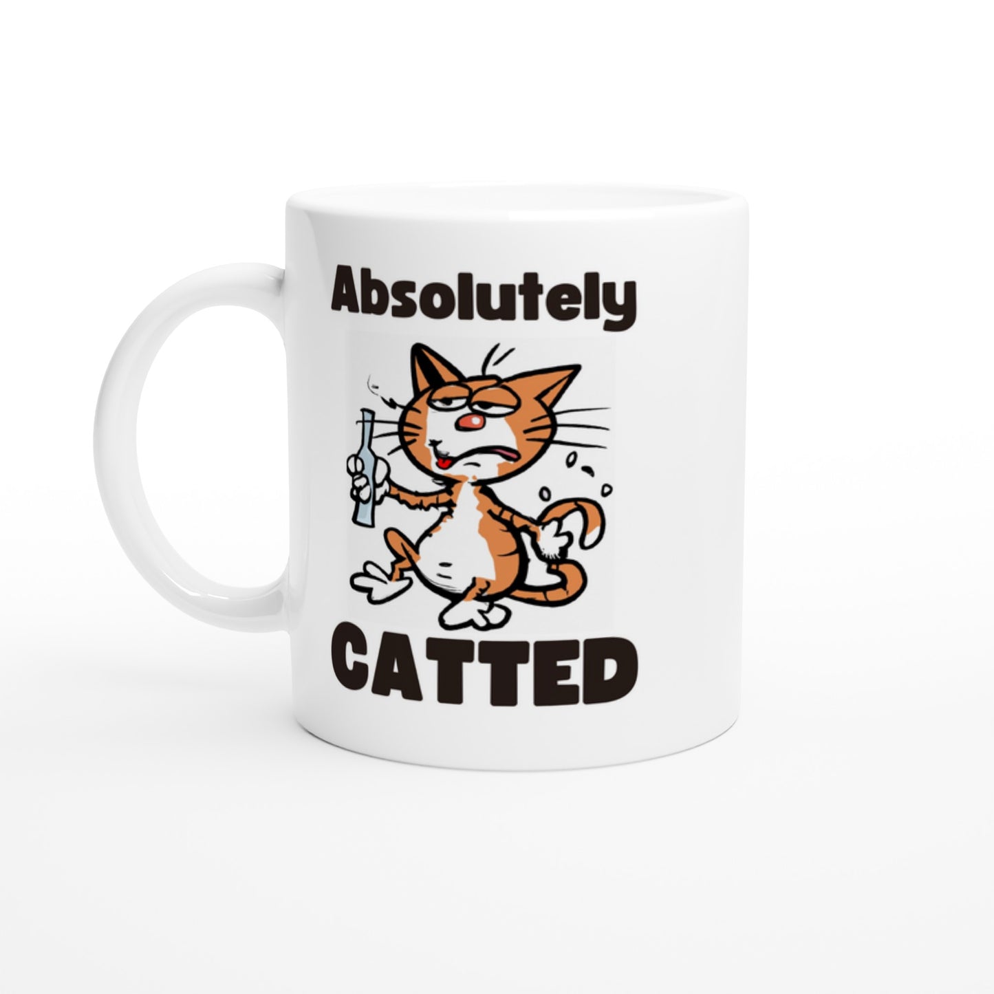 Absolutely Catted Ginger Cat Mug